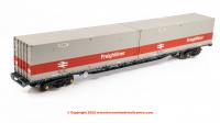 38-626C Bachmann BR FFA Inner Flat BR Blue with 2 x Type N Freightliner Containers
